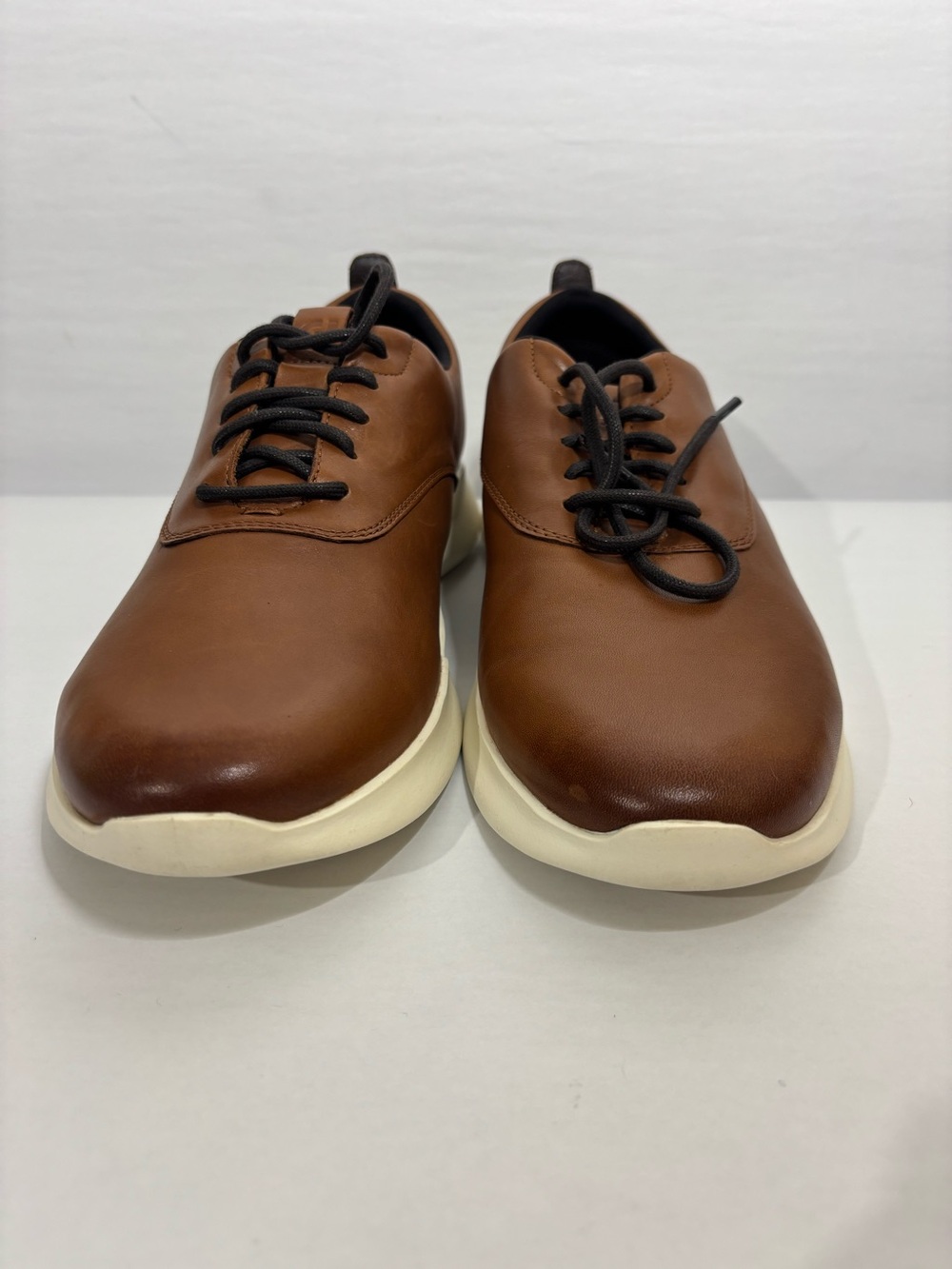 Cole Haan Grand+ 360 Crosscourt Leather Sneakers British Tan Men’s 8.5 M NIB